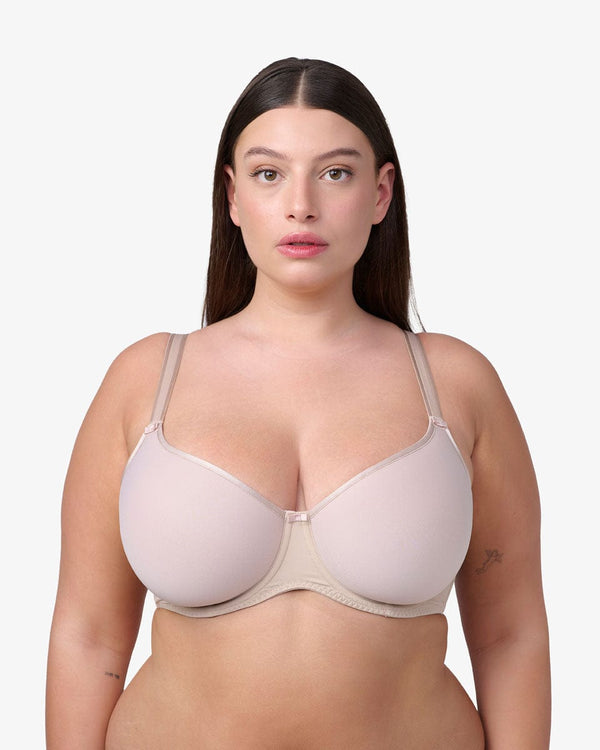 חזיית ספייסר עם ברזלים עד למידות גדולות - NUDE – תמונה 1