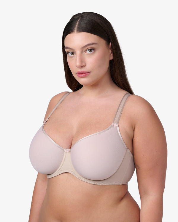 חזיית ספייסר עם ברזלים עד למידות גדולות - NUDE – תמונה 2