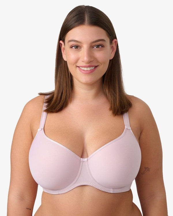 חזיית ספייסר עם ברזלים עד למידות גדולות - PINK – תמונה 1