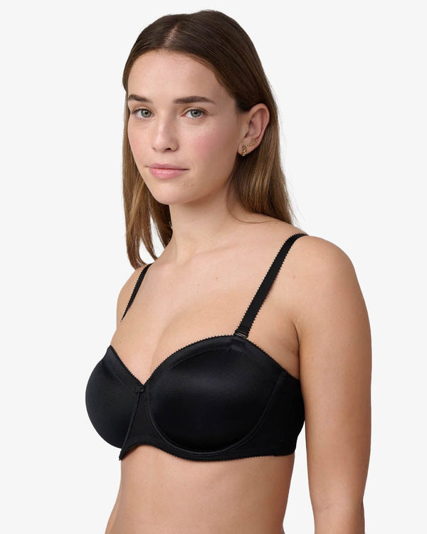 חזיית סטרפלס ללא ריפוד  עם ברזלים