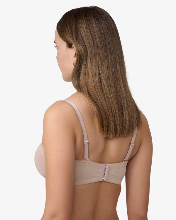 חזיית סטרפלס ללא ריפוד  עם ברזלים - NUDE – תמונה 3