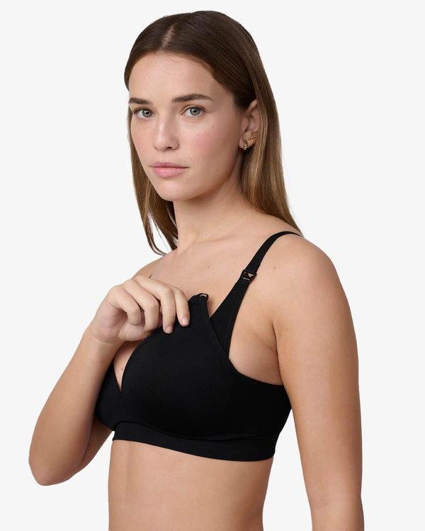 חזיית הנקה  סימלס - BLACK – תמונה 1