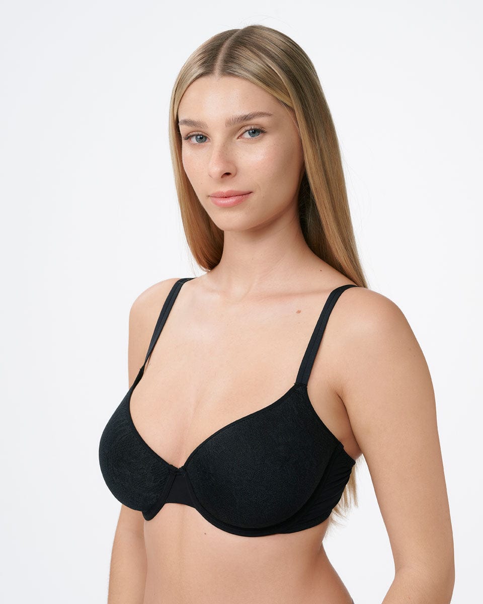 חזיית ספייסר ג'קארד בדוגמה פרחונית