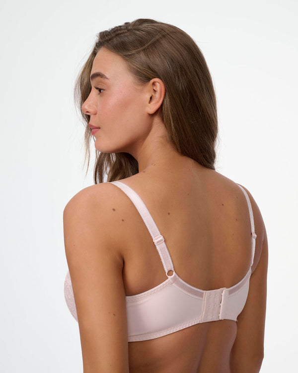 חזיה מרופדת מתחרה פרחונית  עד למידות גדולות - PEARL