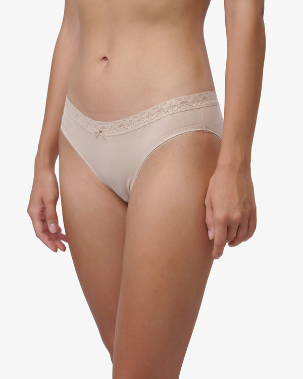 תחתון כותנה ביקיני - NATURAL – תמונה 2