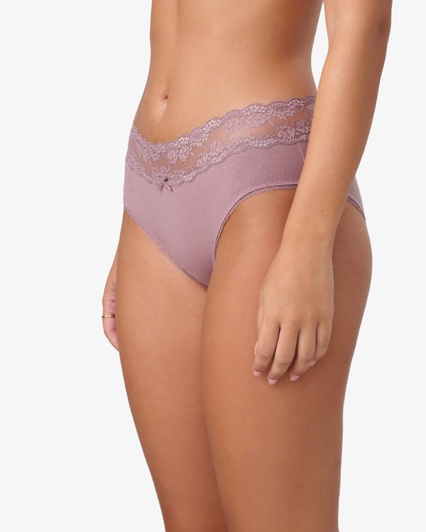 תחתון כותנה מידי - SMOKED PURPLE – תמונה 2