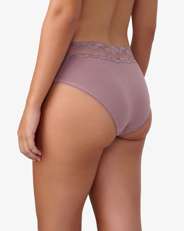 תחתון כותנה מידי - SMOKED PURPLE – תמונה 3