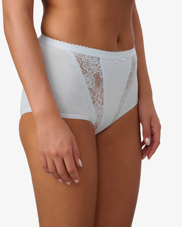 תחתון כותנה מקסי - LIGHT AQUA – תמונה 2