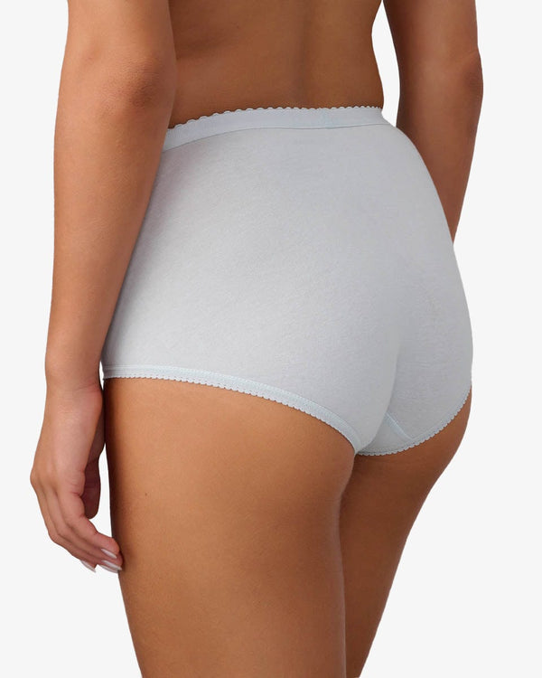 תחתון כותנה מקסי - LIGHT AQUA – תמונה 3