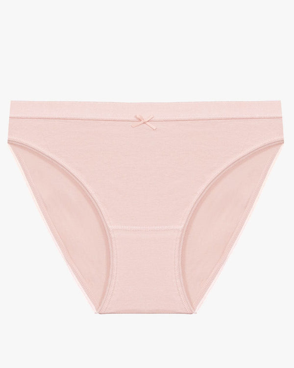 תחתון כותנה ביקיני הי-לג - LIGHT PINK – תמונה 4