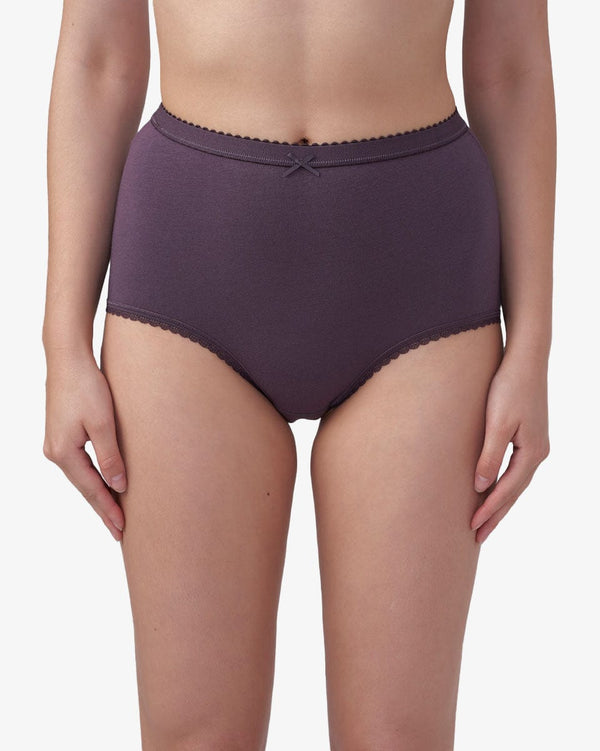 תחתון כותנה מקסי - CHOCOLATE – תמונה 1