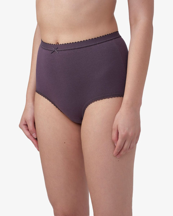 תחתון כותנה מקסי - CHOCOLATE – תמונה 2