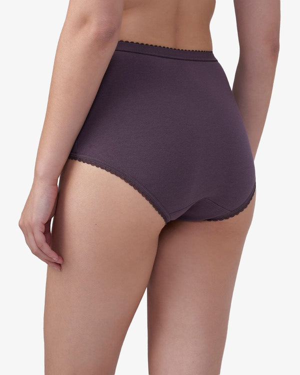 תחתון כותנה מקסי - CHOCOLATE – תמונה 3