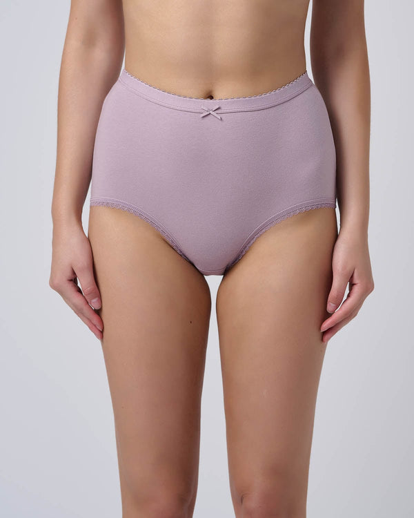 תחתון כותנה מקסי - LILAC – תמונה 1