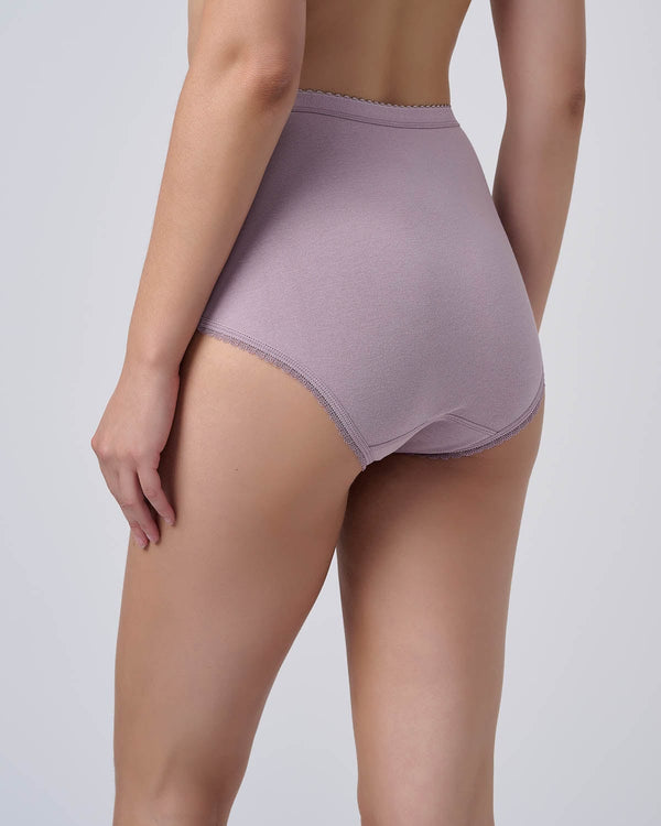 תחתון כותנה מקסי - LILAC – תמונה 3