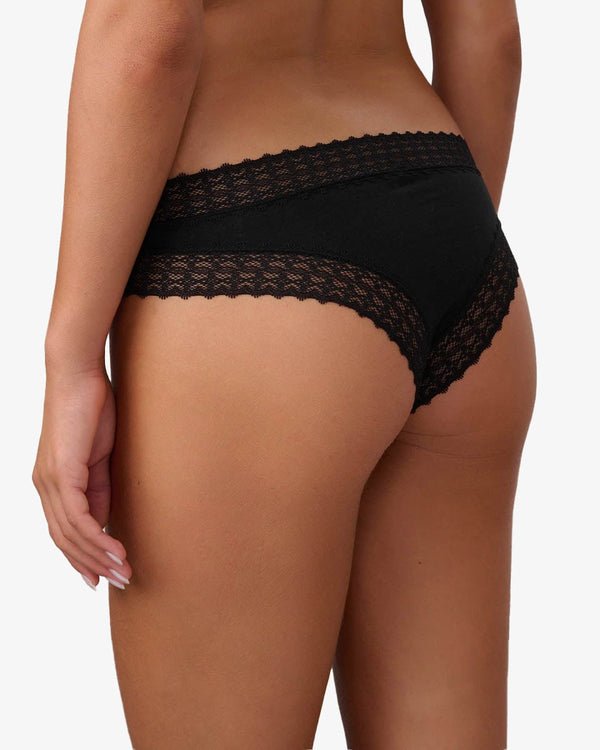 תחתון כותנה צ'יקי - BLACK – תמונה 3