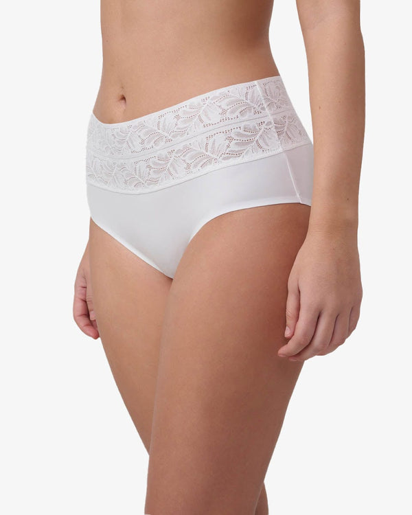 תחתוני מידי Invisible בשילוב תחרה - LIGHT IVORY – תמונה 2