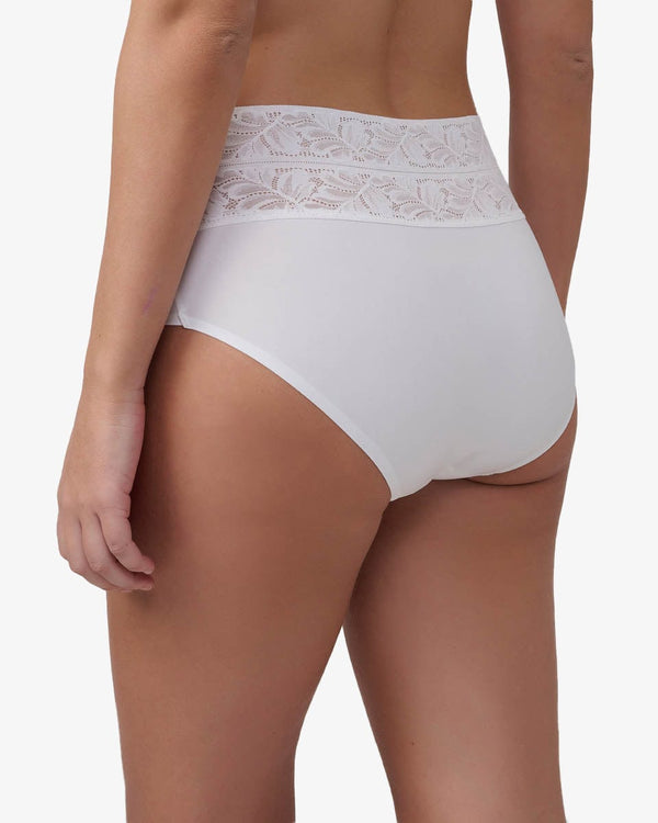 תחתוני מידי Invisible בשילוב תחרה - LIGHT IVORY – תמונה 3