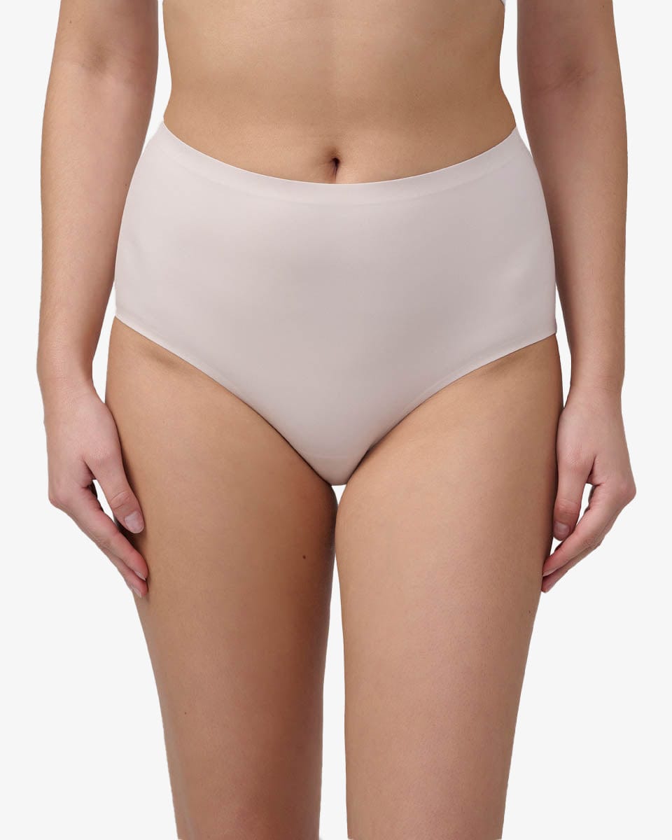 תחתוני מקסי Invisible בגזרה גבוהה - POWDER – תמונה 1