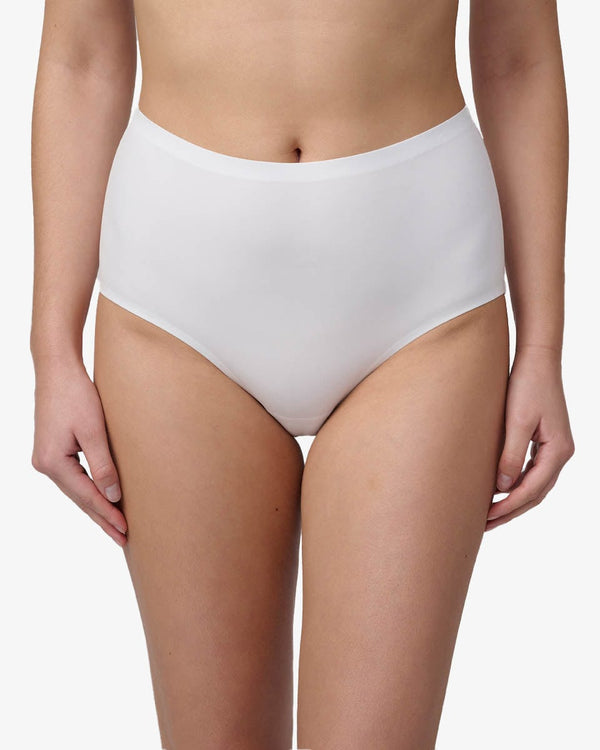 תחתוני מקסי Invisible בגזרה גבוהה - LIGHT IVORY – תמונה 1