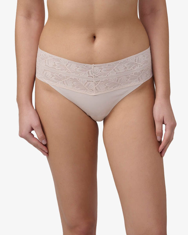 תחתוני ביקיני Invisible בשילוב תחרה - POWDER – תמונה 1