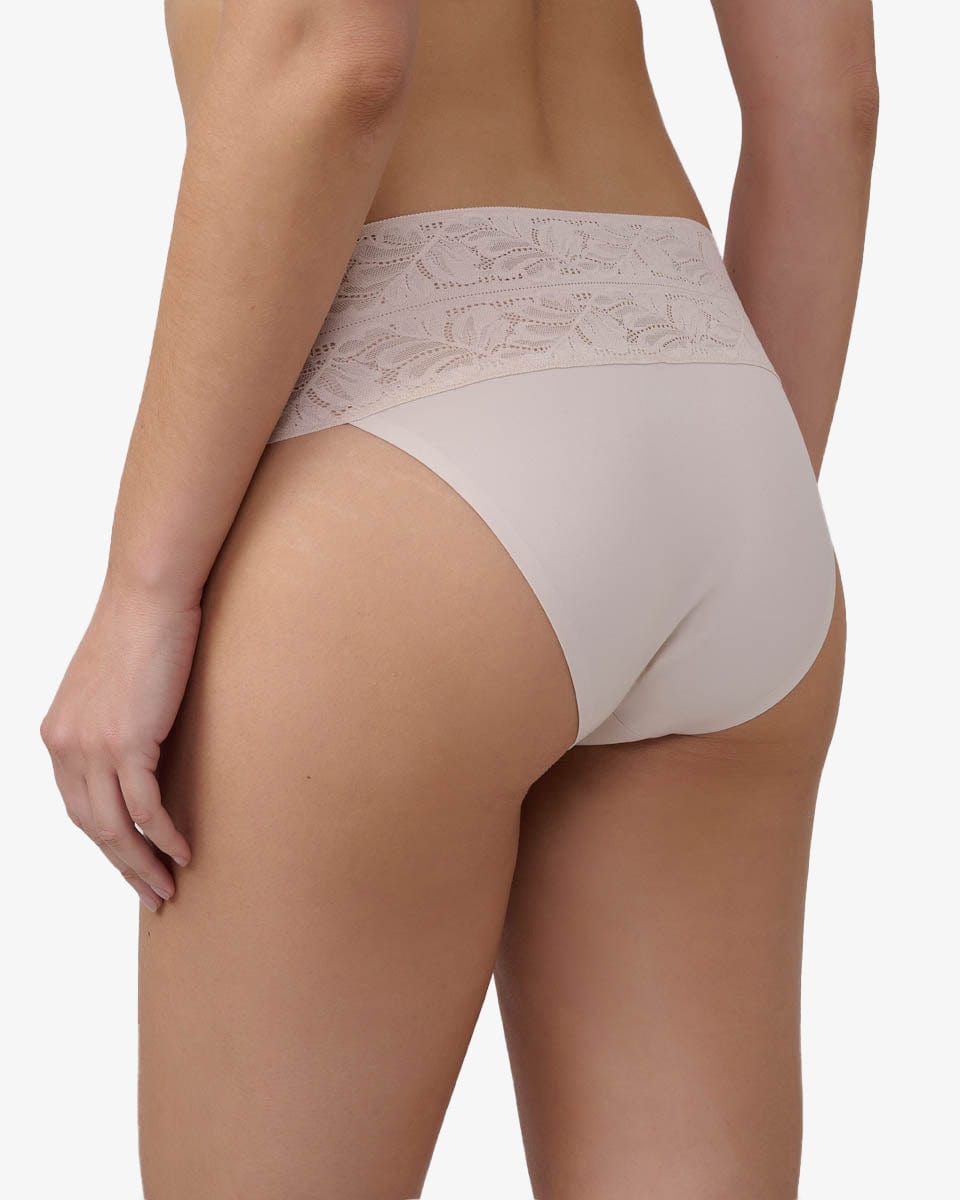 תחתוני ביקיני Invisible בשילוב תחרה - POWDER – תמונה 3