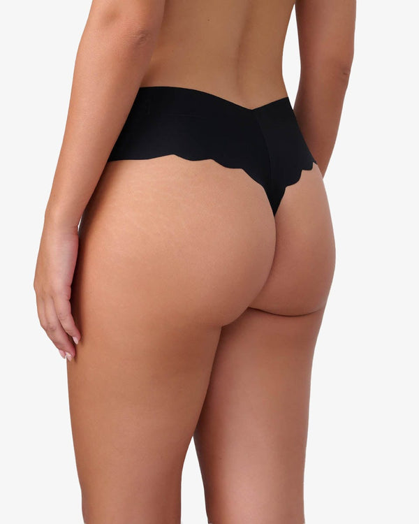 תחתון NO SHOW חוטיני - BLACK – תמונה 3