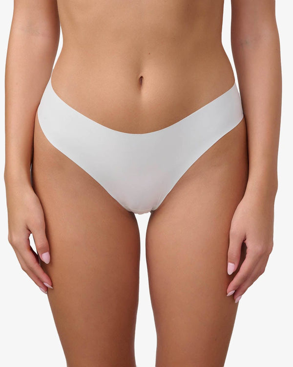 תחתוני no show ביקיני - WHITE – תמונה 1