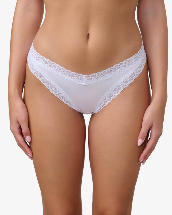 תחתון  מיקרופייבר ברזילאי - WHITE – תמונה 1