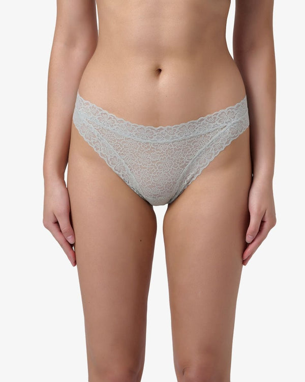 תחתון ברזילאי תחרה - PALE AQUA – תמונה 1