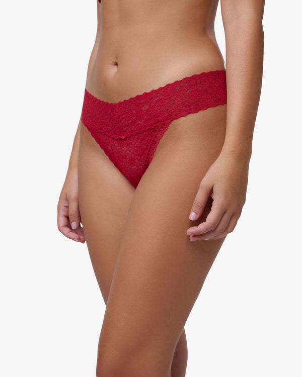 תחתון  תחרה חוטיני - RUBY RED – תמונה 2