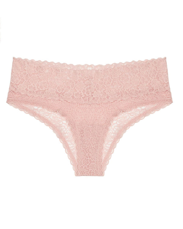 תחתון  תחרה צ'יקי - LIGHT PINK – תמונה 4