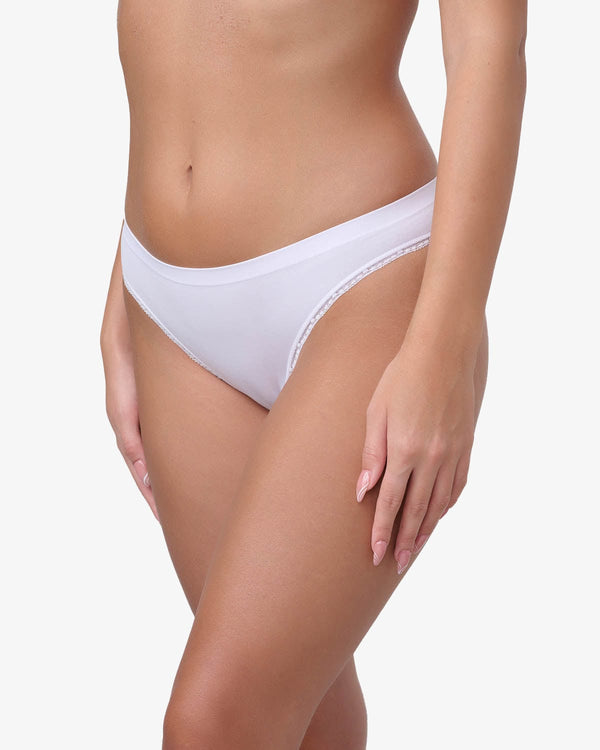 תחתון  סימלס ברזילאי - WHITE – תמונה 2