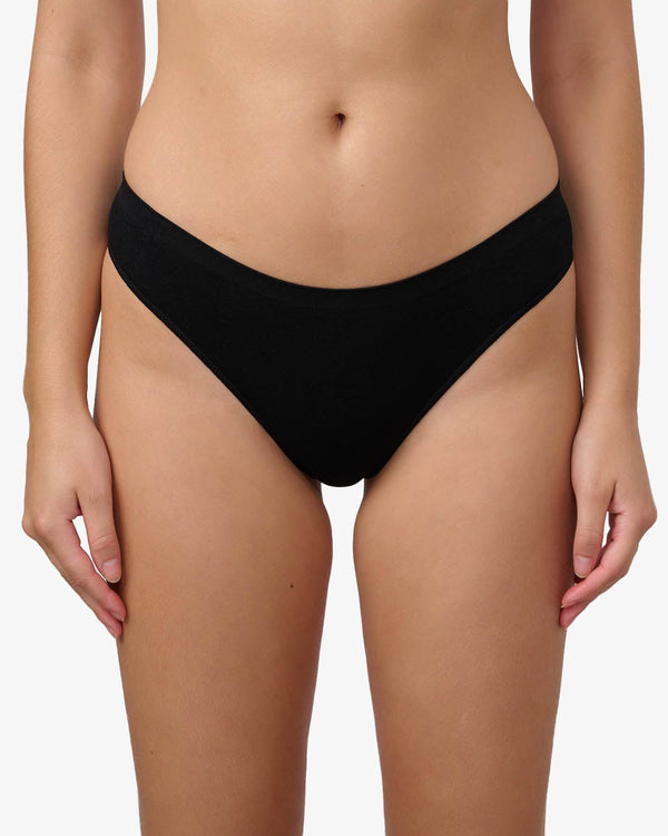 תחתון  סימלס חוטיני - BLACK – תמונה 1