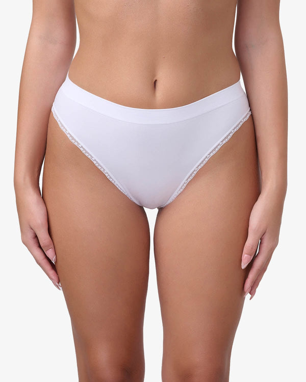 תחתון סימלס ביקיני - WHITE – תמונה 1