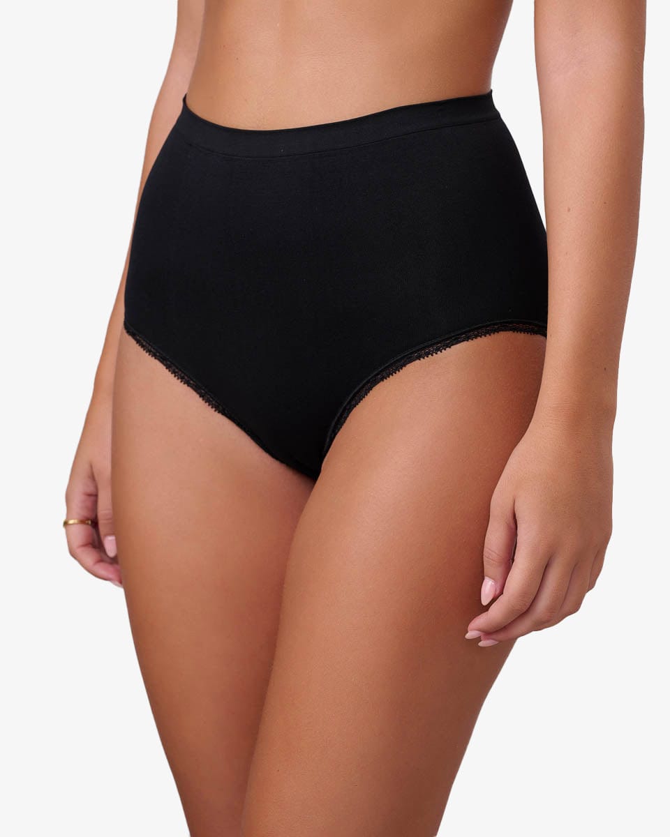 תחתון  סימלס מקסי - BLACK – תמונה 2