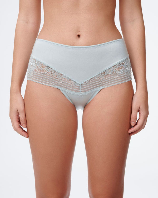 תחתון מידי מיקרו  סרט תחרה ישר - MINERAL GREEN – תמונה 1