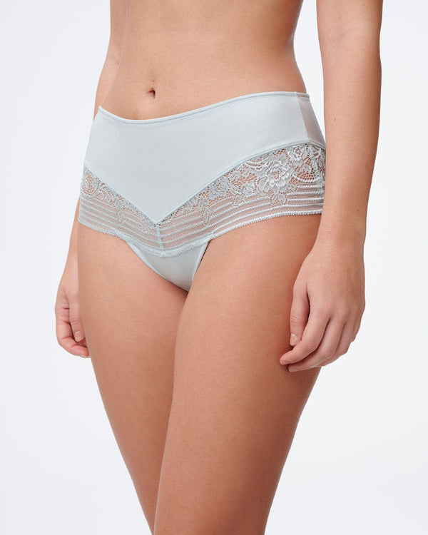 תחתון מידי מיקרו  סרט תחרה ישר - MINERAL GREEN – תמונה 2