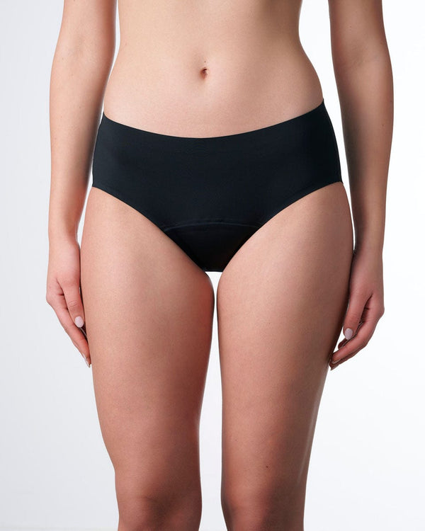 תחתון מחזור מידי מיקרופייבר ספיגה גבוהה - BLACK – תמונה 1