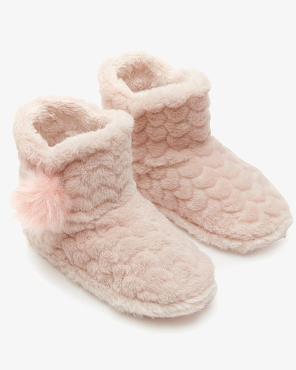 נעל בית מגפון לבבות - PINK – תמונה 1