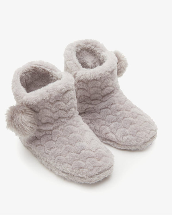 נעל בית מגפון לבבות - GREY – תמונה 1