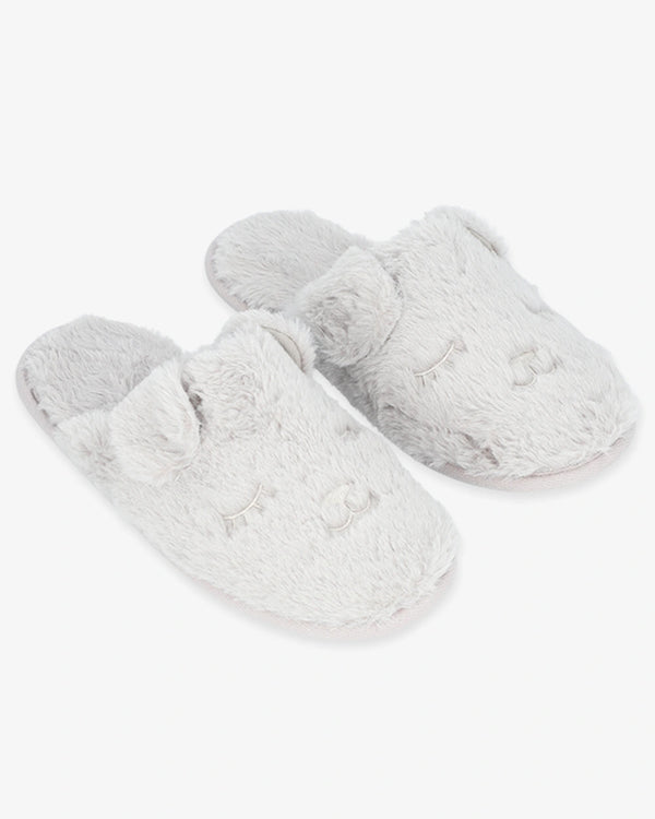 נעל בית פרווה כלבלב - LIGHT GREY