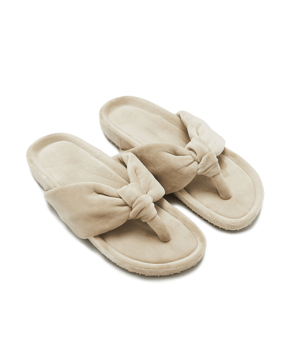 נעלי בית אצבע קטיפה