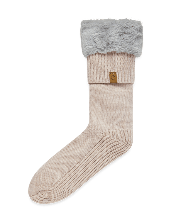 זוג גרבי בית עבות בשילוב פרווה פנימית