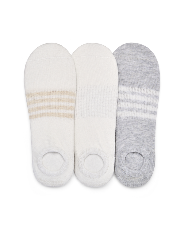 3 זוגות עקביות סגורות עם פסי רוחב ללא תפר - MIX