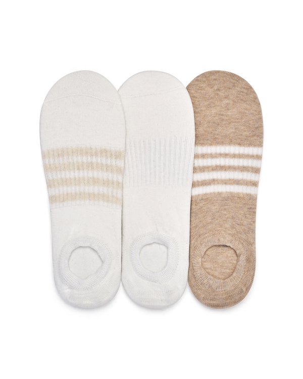 3 זוגות עקביות סגורות עם פסי רוחב ללא תפר - MIX