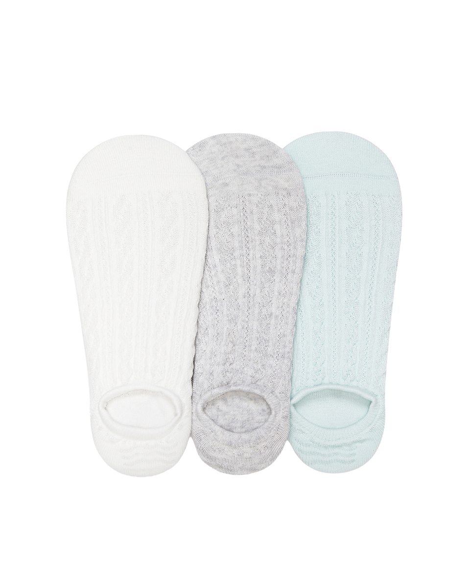 מארז 3 זוגות עקביות צמות ללא תפר - MIX