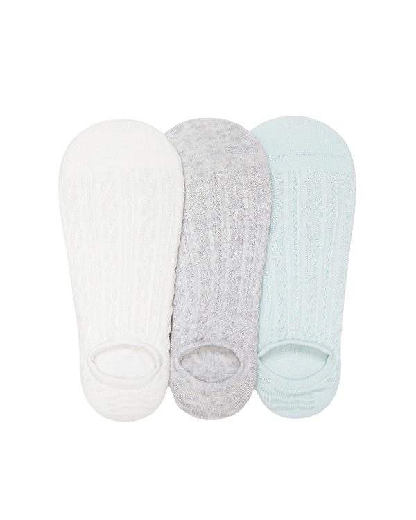 מארז 3 זוגות עקביות צמות ללא תפר - MIX