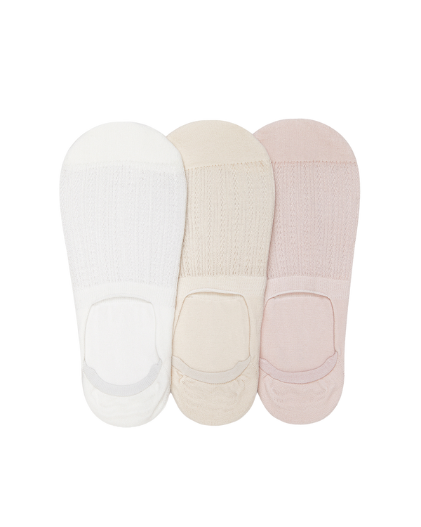 מארז 3 זוגות עקביות ג'קארד פוינטל ללא תפר - MIX