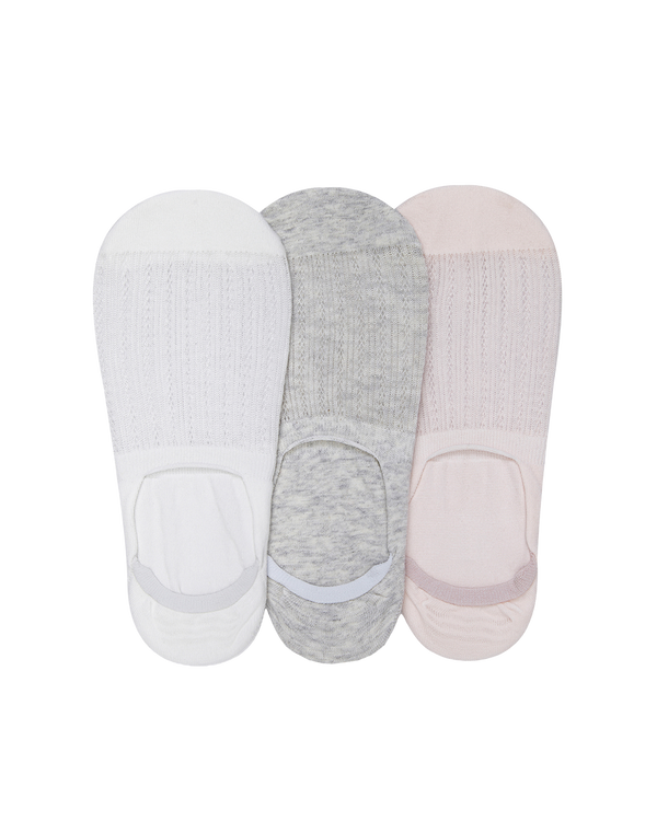 מארז 3 זוגות עקביות ג'קארד פוינטל ללא תפר - MIX